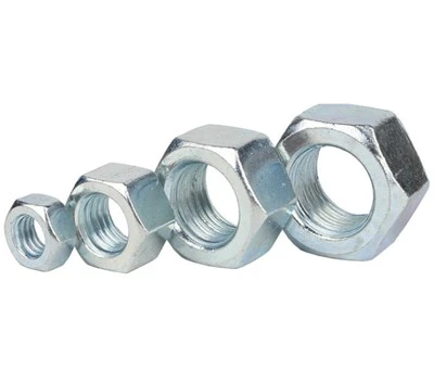 DIN 934 Hex Nuts درجه 8، 10 درجې، ګالوانیز او سټینلیس سټیل